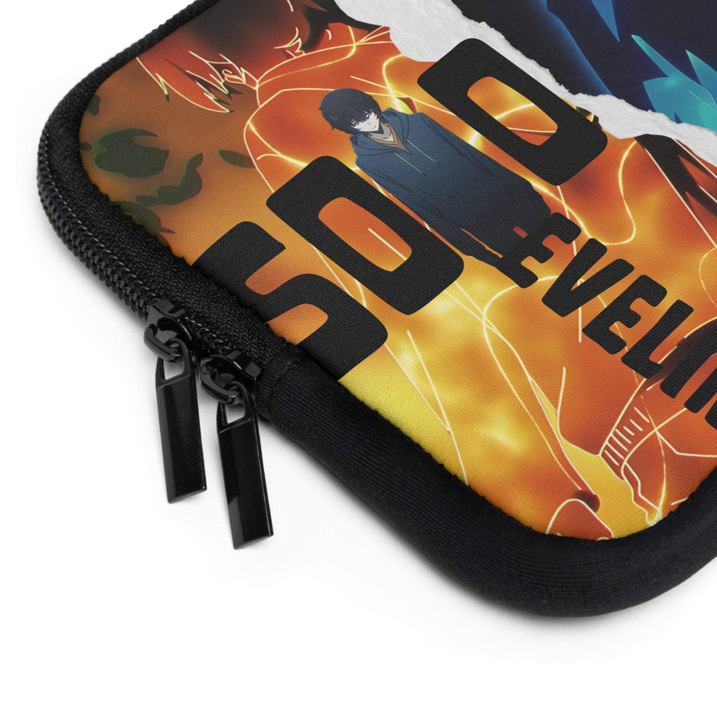 Solo leveling laptop sleeve | Only 1 Level Up laptop sleeve | Manga laptop sleeve | Custom laptop sleeve | Gift for anime fan | Kawaii laptop sleeve | Japanese laptop sleeve