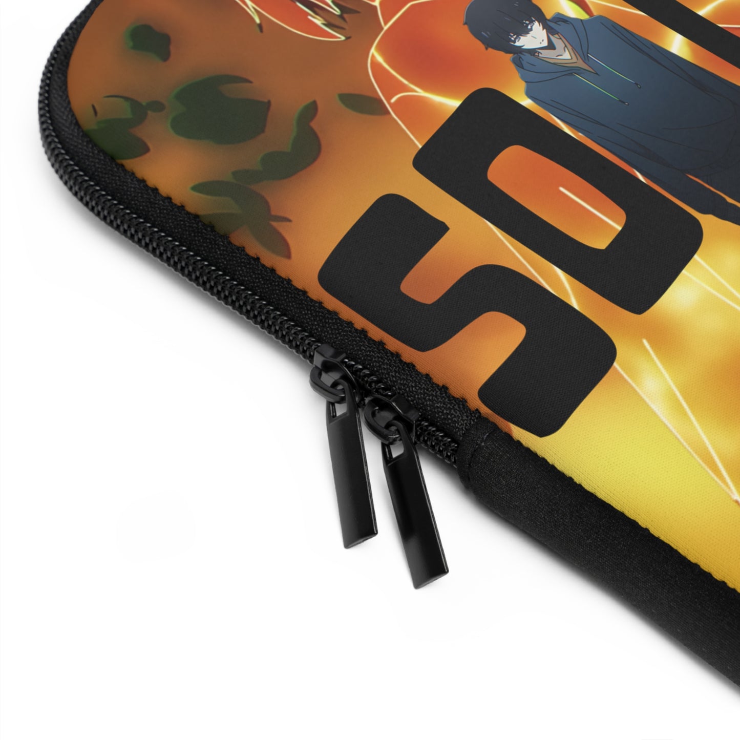 Solo leveling laptop sleeve | Only 1 Level Up laptop sleeve | Manga laptop sleeve | Custom laptop sleeve | Gift for anime fan | Kawaii laptop sleeve | Japanese laptop sleeve