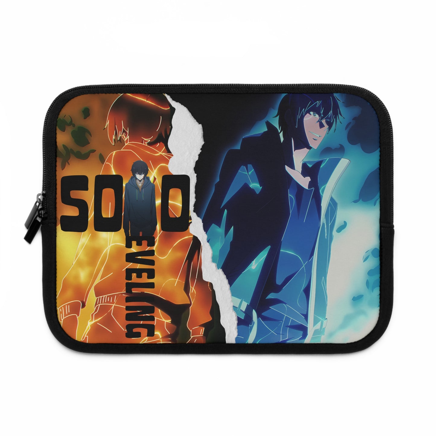 Solo leveling laptop sleeve | Only 1 Level Up laptop sleeve | Manga laptop sleeve | Custom laptop sleeve | Gift for anime fan | Kawaii laptop sleeve | Japanese laptop sleeve