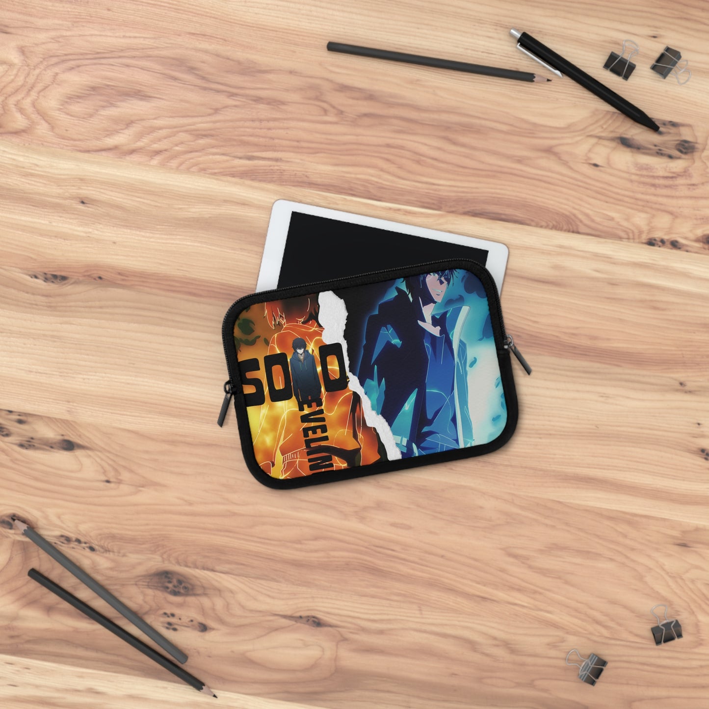 Solo leveling laptop sleeve | Only 1 Level Up laptop sleeve | Manga laptop sleeve | Custom laptop sleeve | Gift for anime fan | Kawaii laptop sleeve | Japanese laptop sleeve