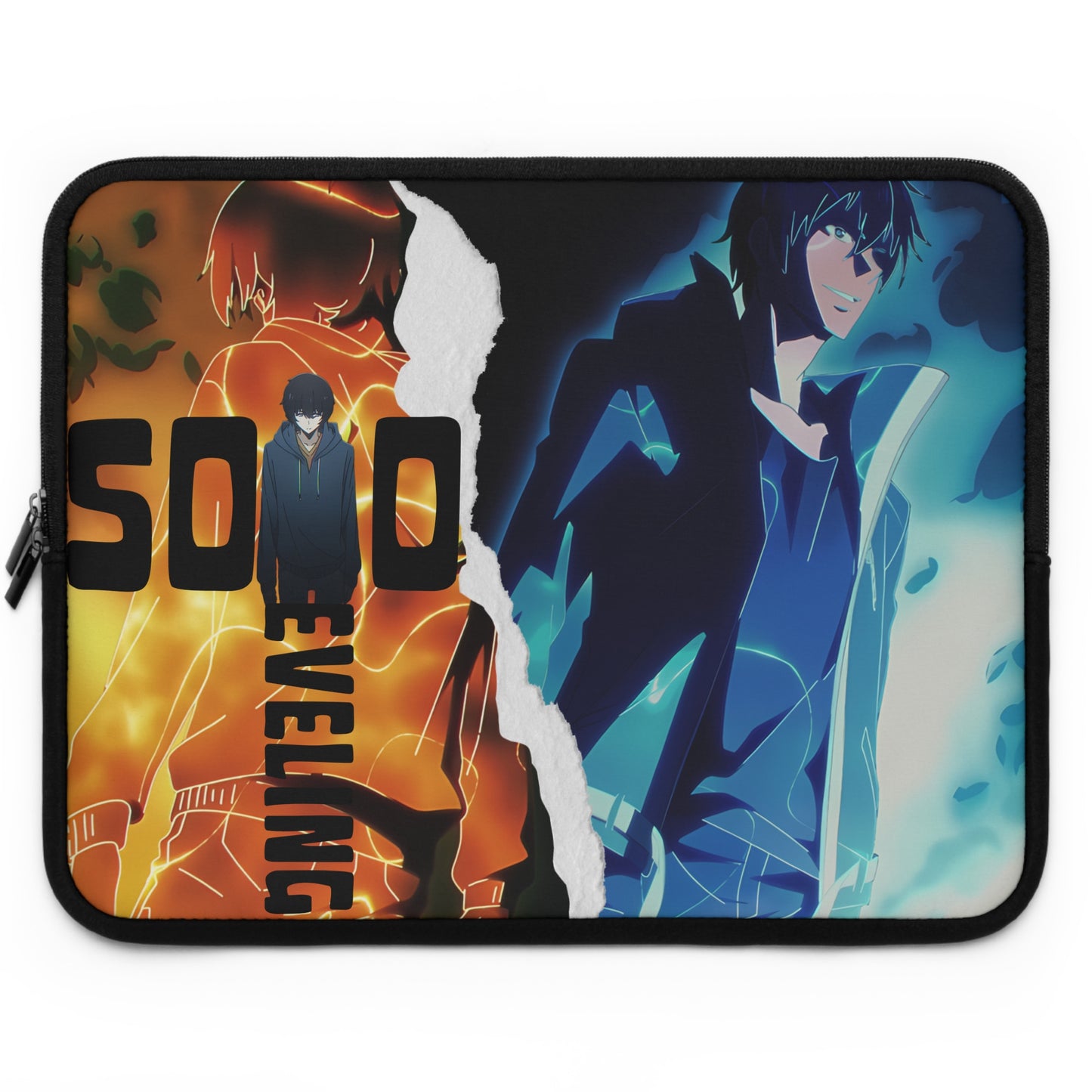 Solo leveling laptop sleeve | Only 1 Level Up laptop sleeve | Manga laptop sleeve | Custom laptop sleeve | Gift for anime fan | Kawaii laptop sleeve | Japanese laptop sleeve