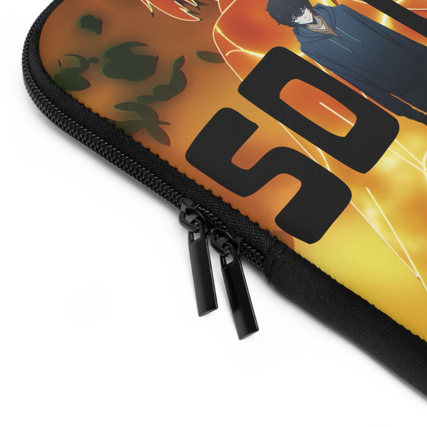 Solo leveling laptop sleeve | Only 1 Level Up laptop sleeve | Manga laptop sleeve | Custom laptop sleeve | Gift for anime fan | Kawaii laptop sleeve | Japanese laptop sleeve