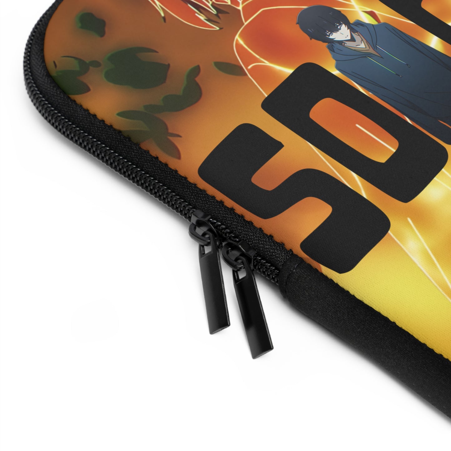Solo leveling laptop sleeve | Only 1 Level Up laptop sleeve | Manga laptop sleeve | Custom laptop sleeve | Gift for anime fan | Kawaii laptop sleeve | Japanese laptop sleeve