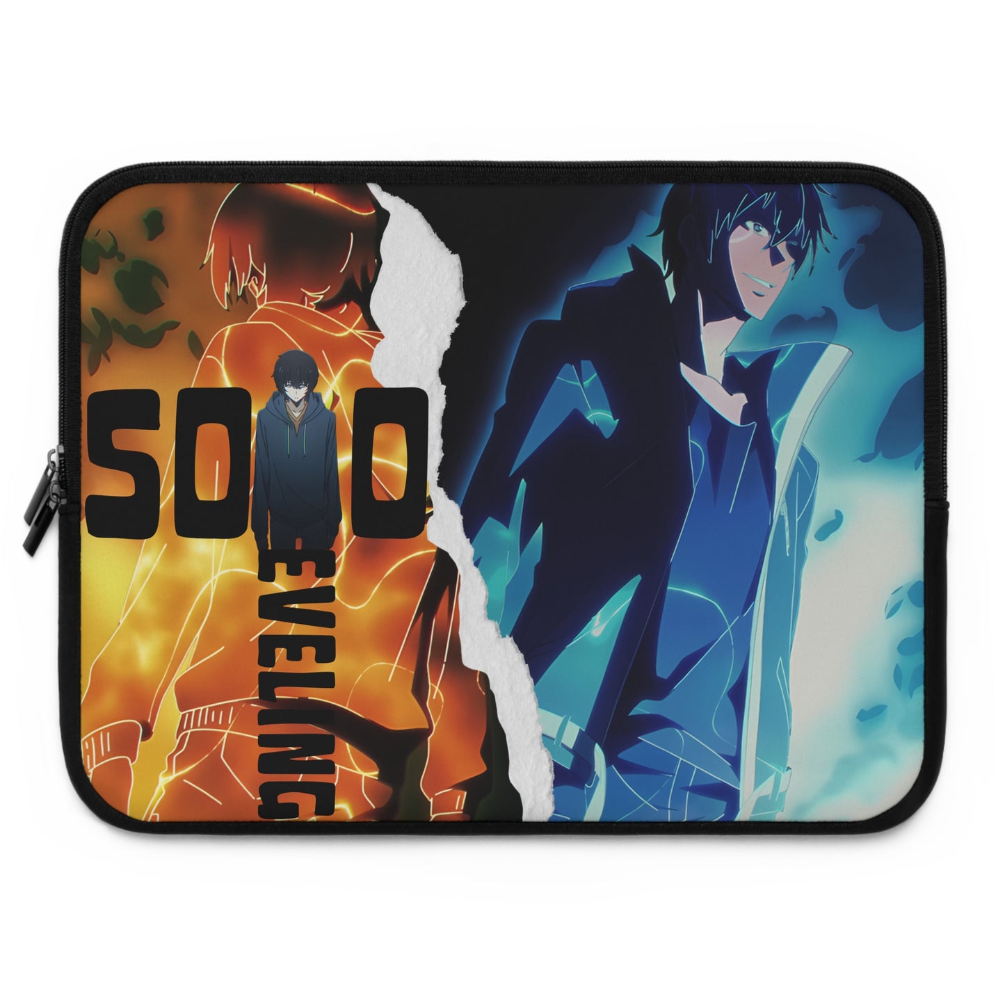 Solo leveling laptop sleeve | Only 1 Level Up laptop sleeve | Manga laptop sleeve | Custom laptop sleeve | Gift for anime fan | Kawaii laptop sleeve | Japanese laptop sleeve