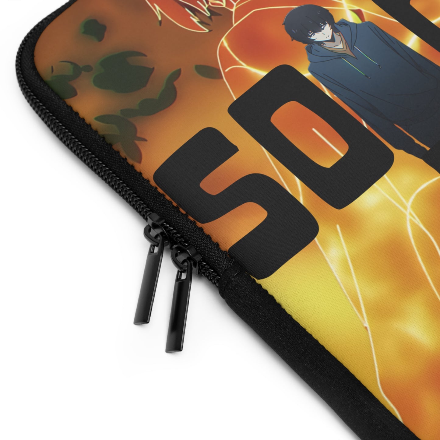 Solo leveling laptop sleeve | Only 1 Level Up  laptop sleeve | Manga laptop sleeve | Custom laptop sleeve | Gift for anime fan | Kawaii laptop sleeve | Japanese laptop sleeve