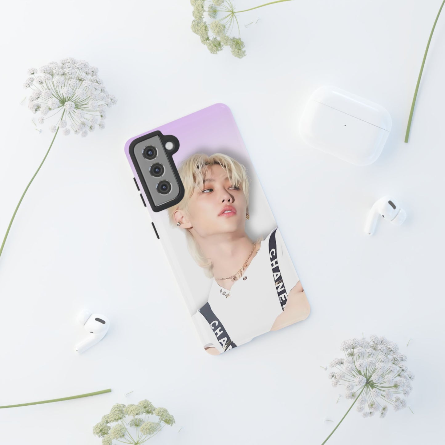 Fan Stray Kids Samsung Galaxy case | Fan Stray Kids phone case | Kawaii phone case | Kpop fan phone case