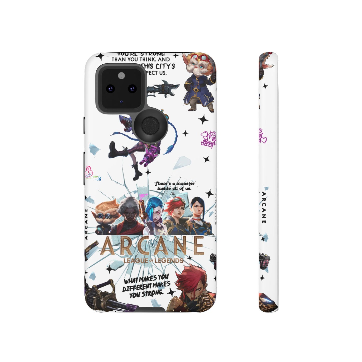 Jinx Arcane Anime phone case | Gift phone case Iphone Samsung Galaxy