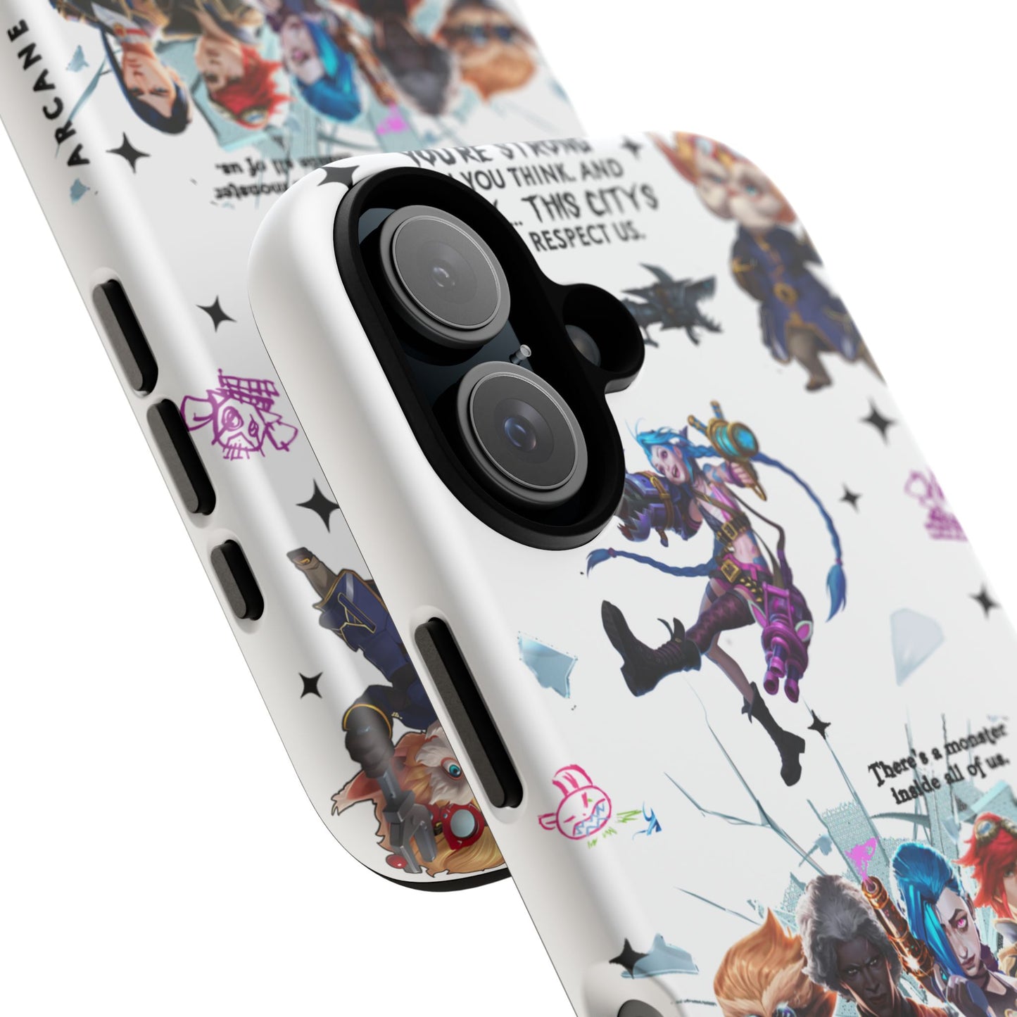 Jinx Arcane Anime phone case | Gift phone case Iphone Samsung Galaxy